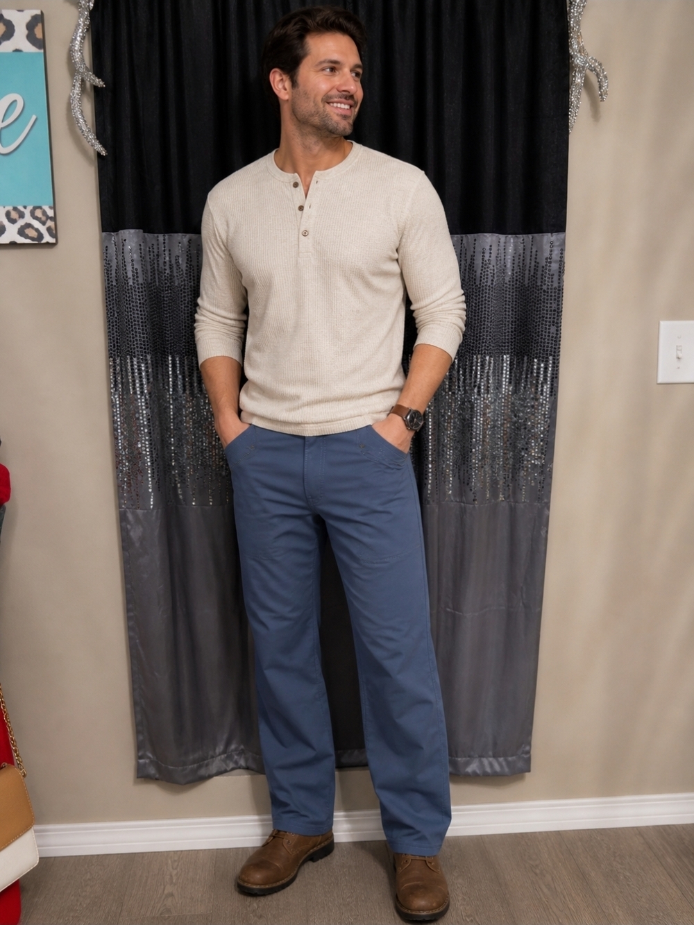 Kuhl Men's Slate Blue Straight-Leg Chinos
